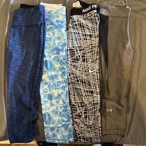Multiple Brand size small crop leggings.